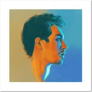 Klaus Hargreeves // Robert Sheehan Oil Portrait Posters and Art